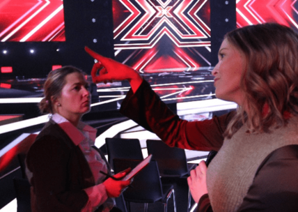X Factor, backstage besøg ift. Green Film produktion, Bureau Veritas 3