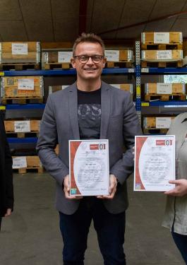  Bureau Veritas presented ISO 14001 and ISO 45001 certificates to BSB Industry